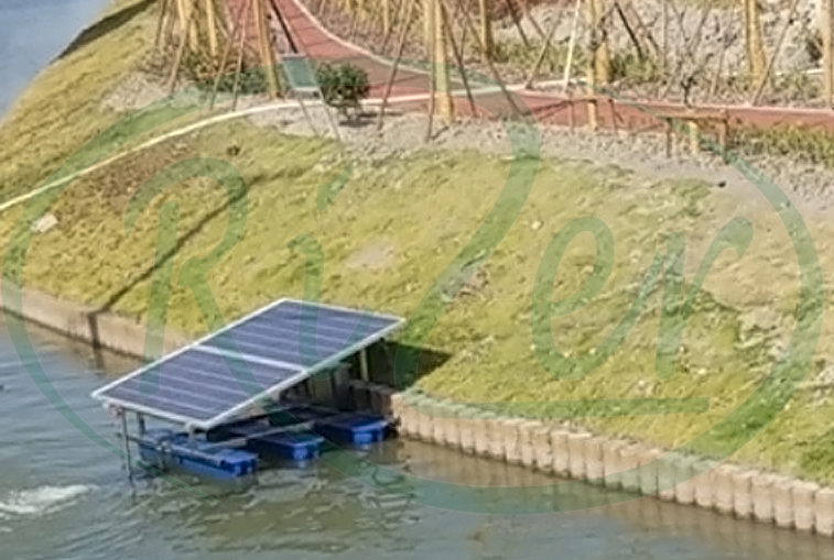 瑞柘太陽能曝氣機推流曝氣型