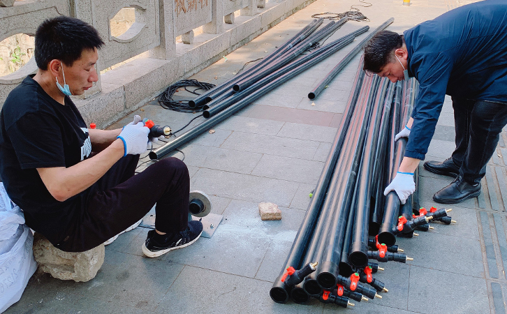 蘇州市河道治理工程現(xiàn)場(chǎng)1