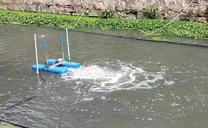 推流式曝氣機工程應用