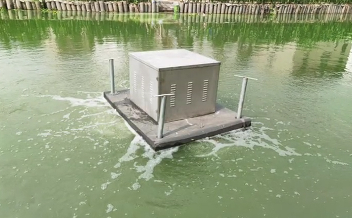 客戶(hù)來(lái)圖，定制生產(chǎn)河道曝氣設(shè)備