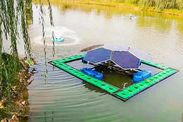 太陽(yáng)能噴泉增氧設(shè)備