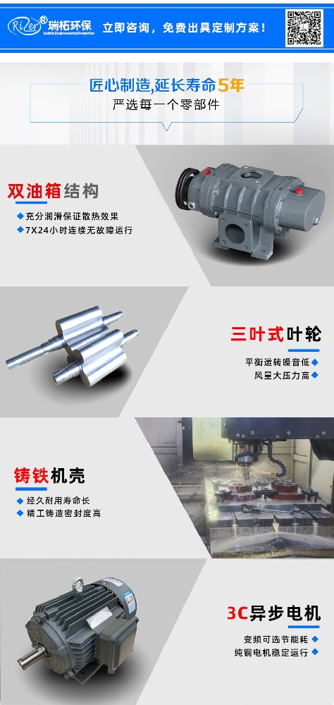 三葉羅茨鼓風機廠家優(yōu)勢